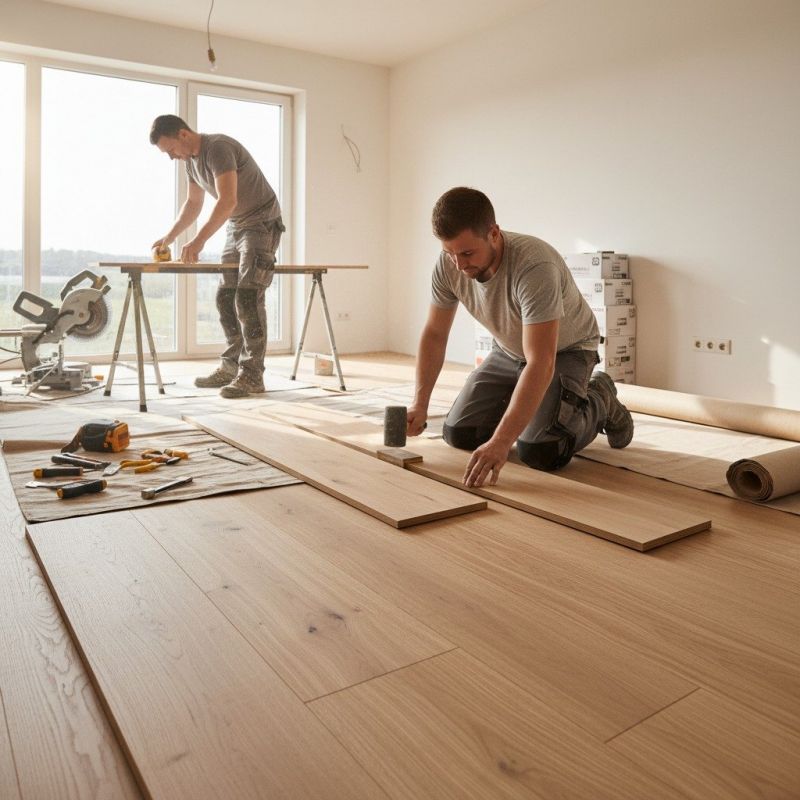 How To Prepare Your Home For Hardwood Floor Installation When Materials Are Provided
