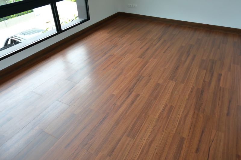 Living Room with Laminate Wood Flooring